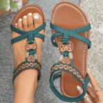 Comfy Casual Flat Summer Slip-On Sandals For Set uae - Image 2