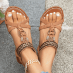 Comfy Casual Flat Summer Slip-On Sandals For Set uae - Image 4