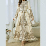 Long Sleeve Paisley Abaya Maxi Dress For  Fashion - Image 5