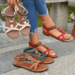Comfy Casual Flat Summer Slip-On Sandals For Set uae