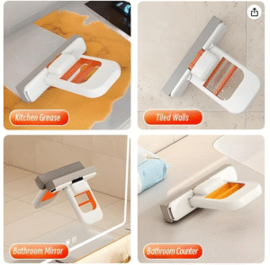Mini Desktop Mop Self-Squeeze Hand Free Mop - Image 6