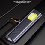 Ultra-thin COB Flashlight with Magnetic Base Clip Waterproof Rechargeable Dimmable 3W RGB Strobe EDC Camping Hiking Maintenance - Image 6